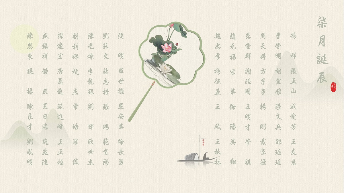 【生日祝福】恭祝7月生日的員工生日快樂！